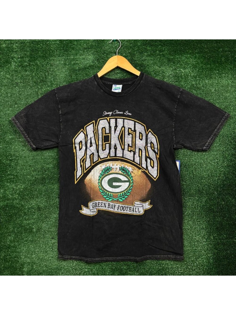 NFL Franchise NFC North Green Bay Packers Mineral Wash T-Shirt Size Large
